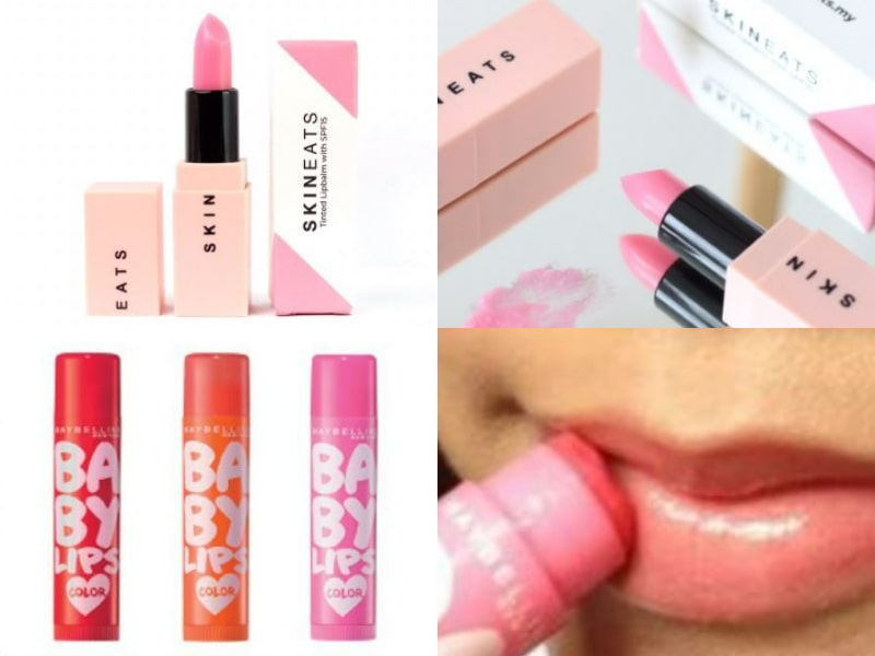 colored lip balm