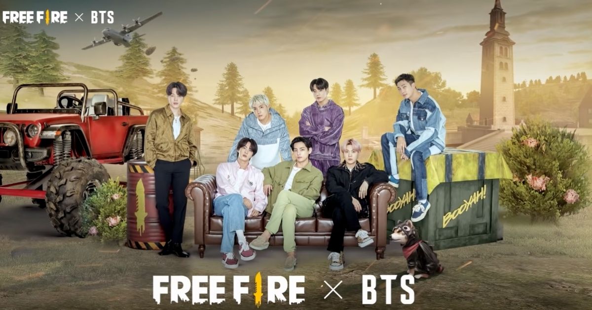 BTS is collabing with Free Fire on a new video