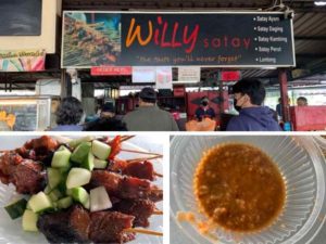 Another satay place that locals love is Willy Satay 