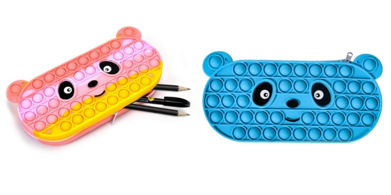 Panda pop it pencil case