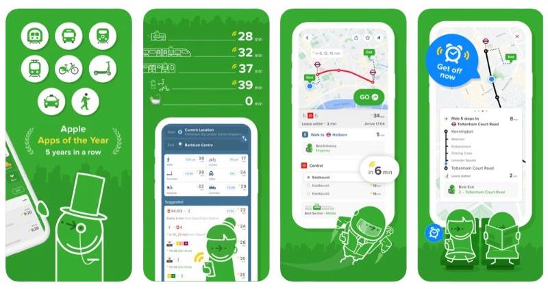 Citymapper apps for travel