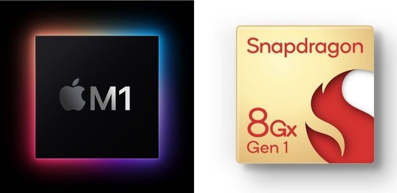 Apple M1 vs Qualcomm Snapdragon 8 Gen 1
