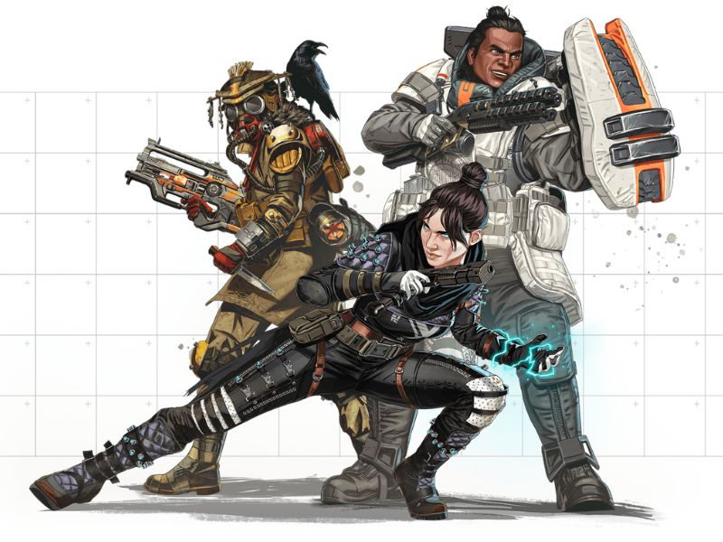 A few characters in Apex Legends
