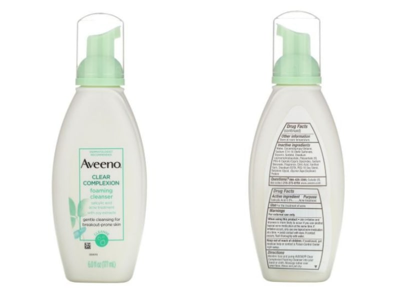 Aveeno Clear Complexion Foaming Cleanser