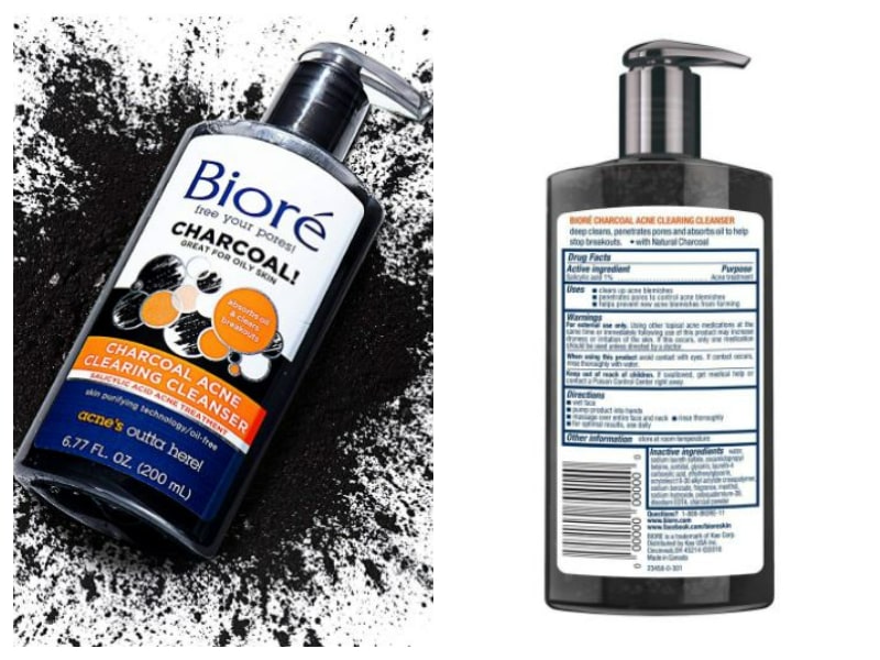 Biore Charcoal Acne Clearing Cleanser