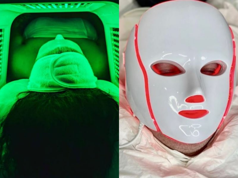  LED light therapy is perfect for anyone looking for a painless facial treatment 