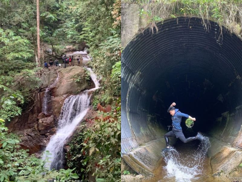 sungai pisang waterfall