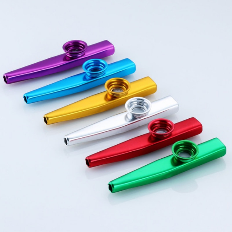 Metal Kazoo with Tune Holes for Notes - Instrument for Kids Musical Toy