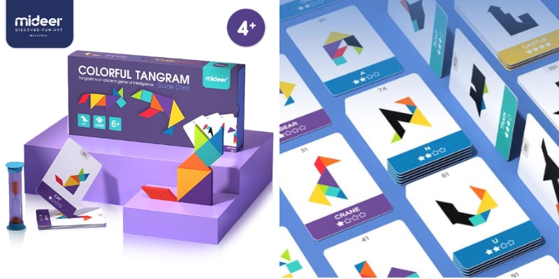 Tangram games to play in the car balik kampung