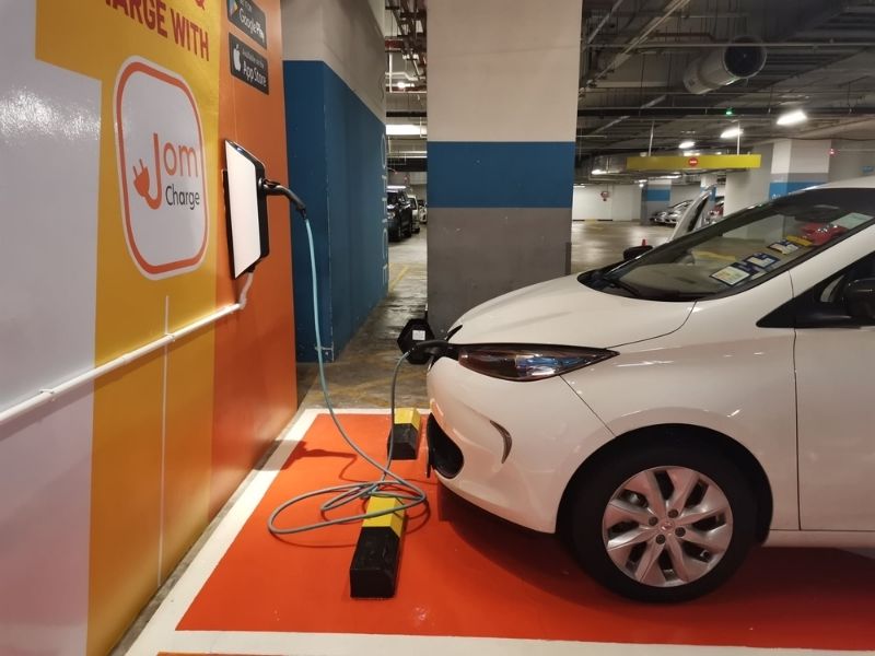 JomCharge electric vehicle charging stations