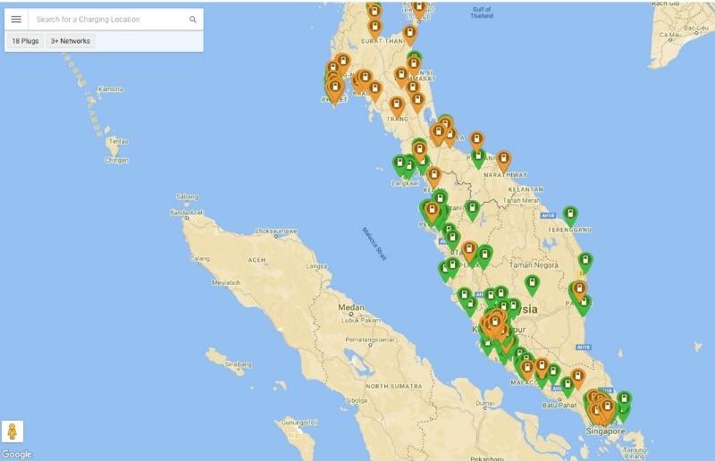 PlugShare map indicator