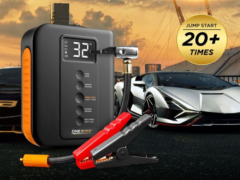 ONERIDE 3-In-1 Jump Starter