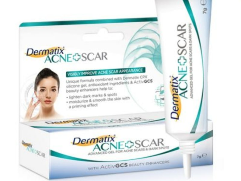 Dermatix Acne Scar is designed to treat acne scars and fade dark brown spots 