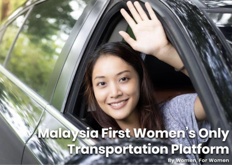 Riding Pink e-hailing malaysia