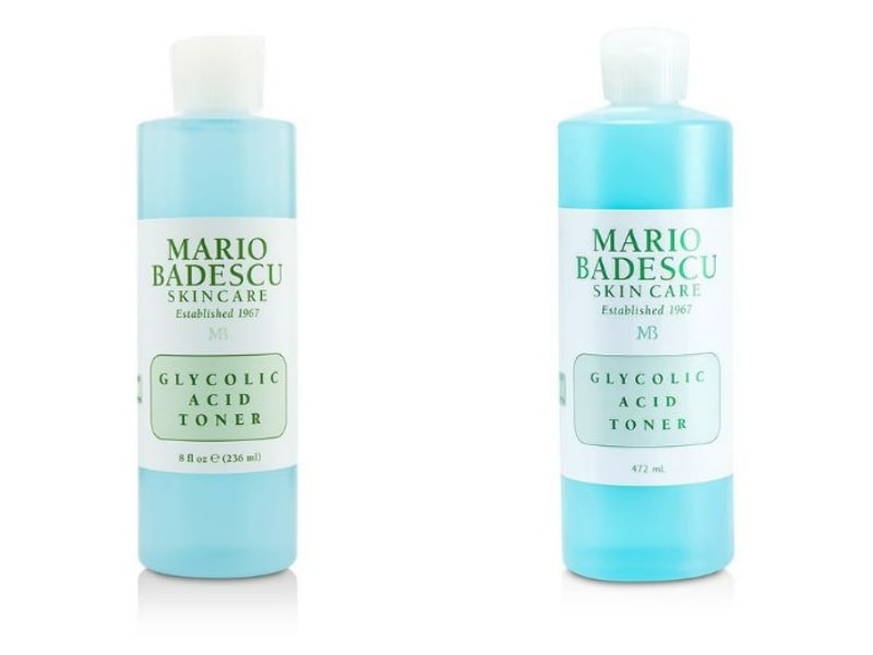 Mario Badescu Glycolic Acid Toner is great for oily and dry skin.