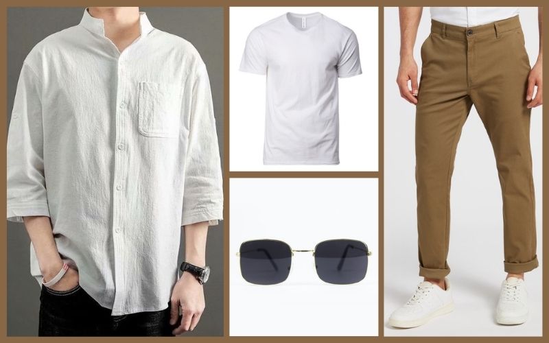 chino pants, casual summery style