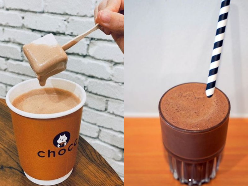 chocc ss2 chocolate cafe milkshake