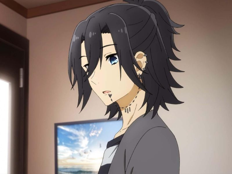 horimiya wolf cut, anime male hairstyle