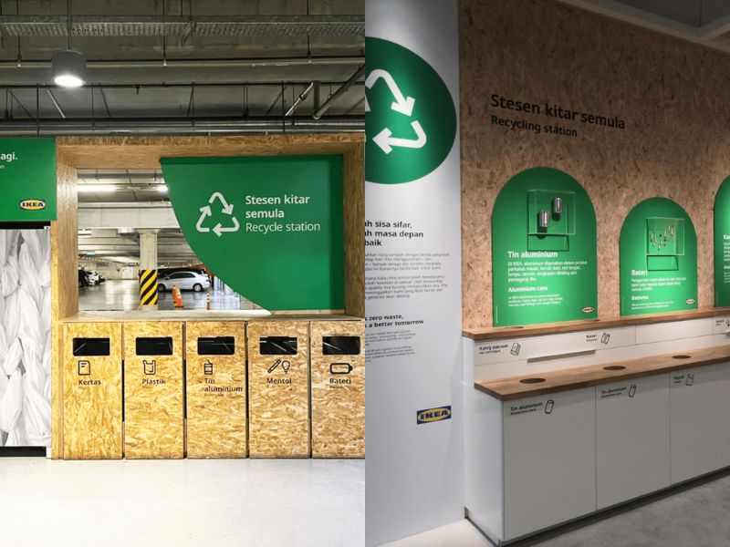 IKEA Malaysia recycling areas e waste recycling malaysia
