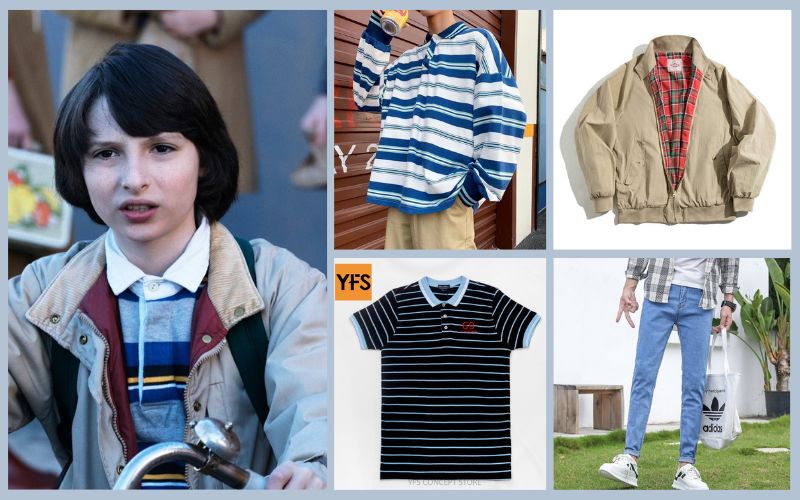 mike outfit, stranger things