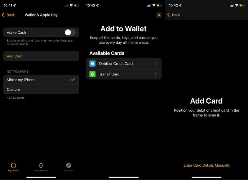 Adding cards to Apple Pay on Apple Watch apple pay in malaysia