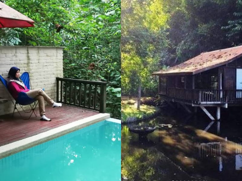 Danau Daun Chalets resort best di janda baik