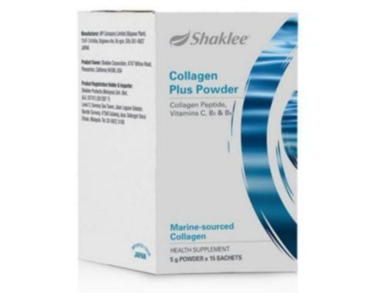 Shaklee Collagen Plus Powder diperkaya dengan 4,000mg kolagen berkualiti tinggi yang diekstrak daripada sisik ikan Jenahak, vitamin C, B2 dan B6.