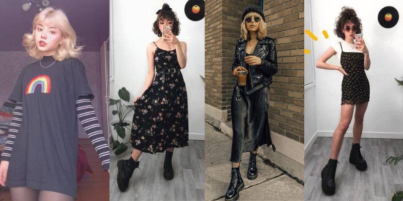 Grunge dress outlet style