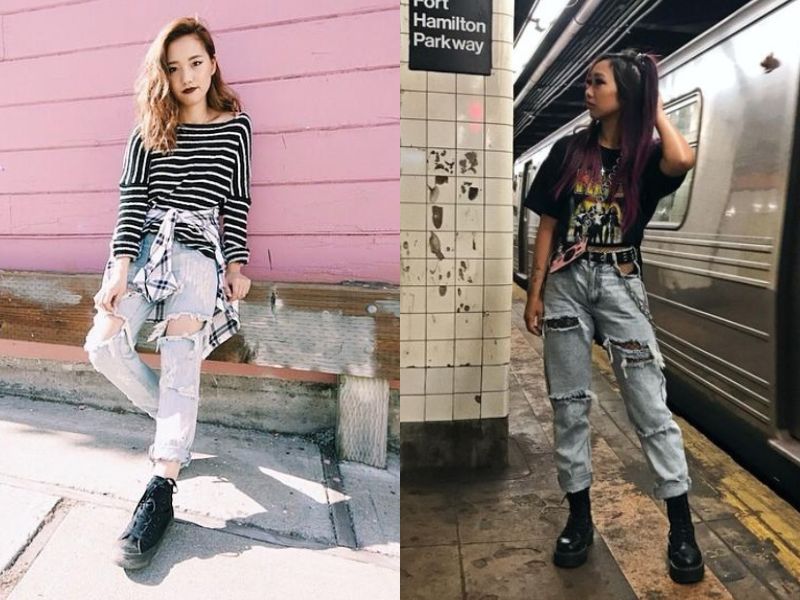 90s Grunge Aesthetic Fashion Style Looks