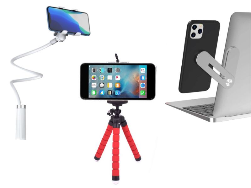 Various smartphone mounts