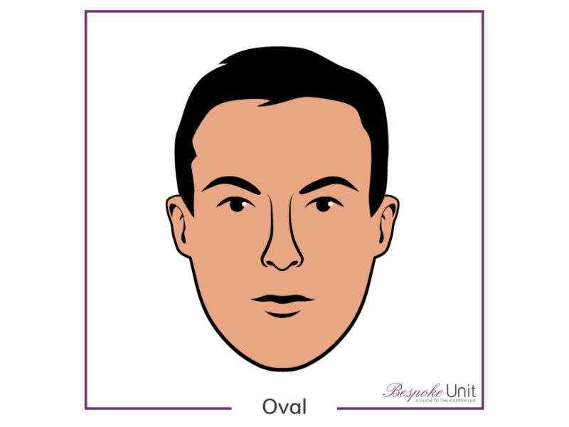 oval face shape, fringe haircut men