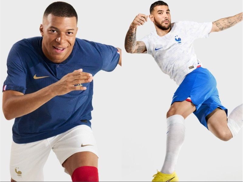 France home and away jerseys FIFA World Cup 2022