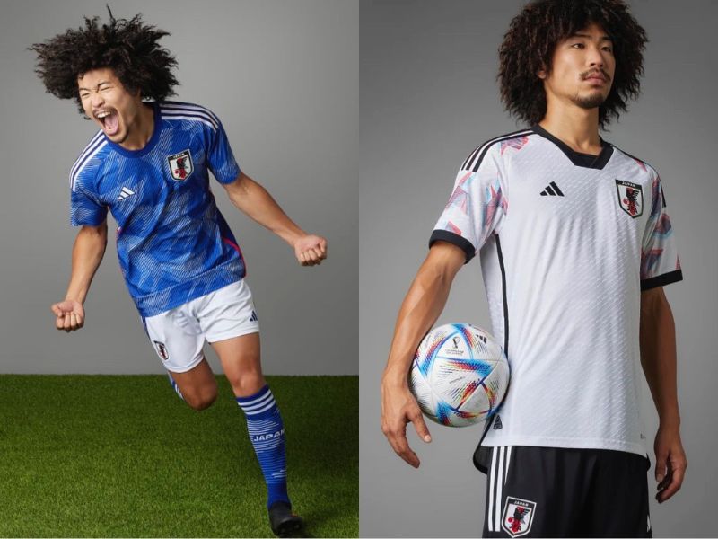 Japan home and away jerseys FIFA World Cup 2022