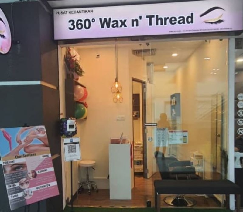 360 Wax n Thread eyebrow threading in Kuala Lumpur