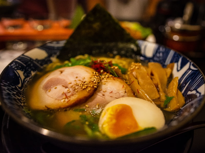 ramen chasu onsen egg