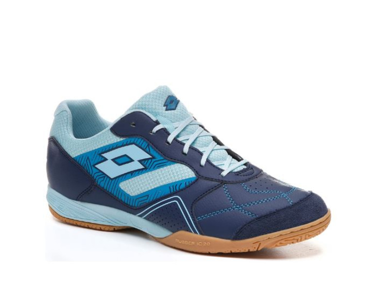best futsal shoe malaysia Lotto For Man Tacto 300V blue gum sole