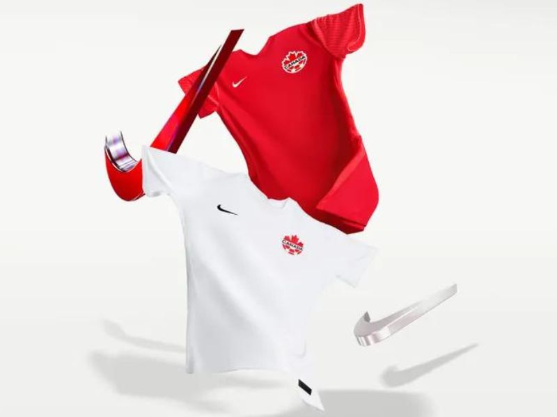 Canada home and away jerseys FIFA World Cup 2022
