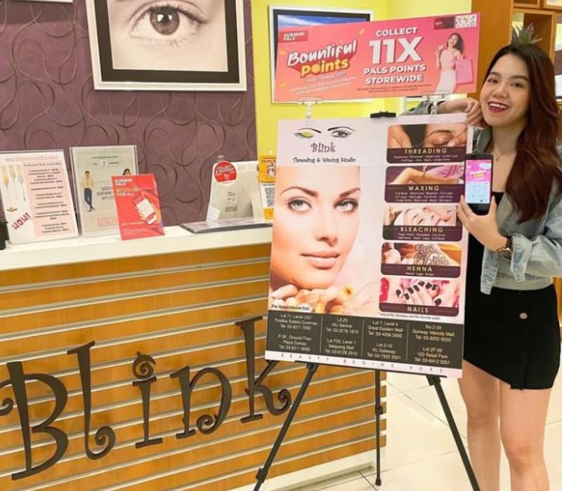 Blink eyebrow threading Kuala Lumpur PJ