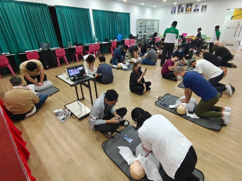 St John Ambulance first aid training in Malaysia