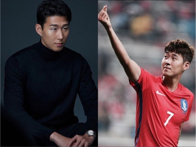 Son Heung-min most handsome football players