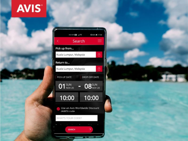 Avis best car rental app malaysia