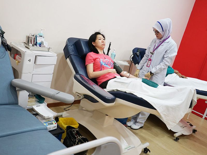 Pusat Darah Negara Donation Suite - Mid Valley Megamall donate blood in malaysia