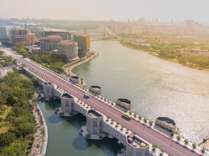 A view from above in Putrajaya