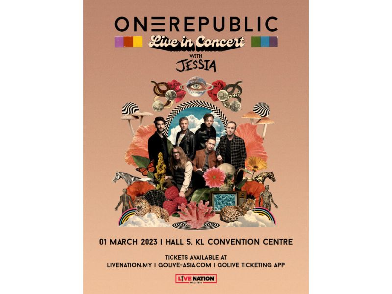 OneRepublic Live In Concert concerts in malaysia 2023 