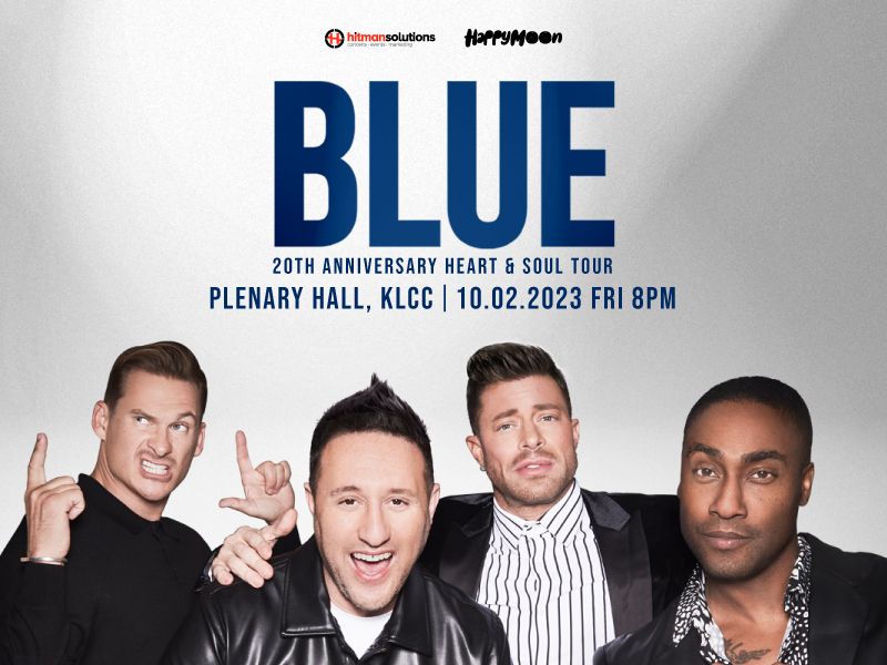 Blue 20th Anniversary Heart & Soul Tour concerts in malaysia 2023