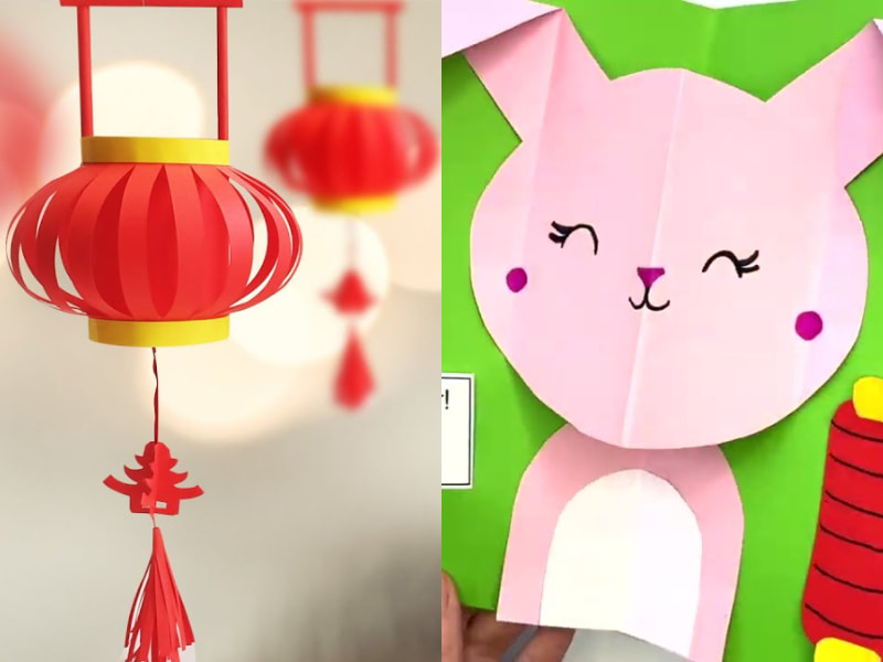Chinese New Year art and craft for preschool kids