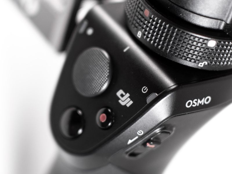 a closeup shot of a DJI Osmo gimbal