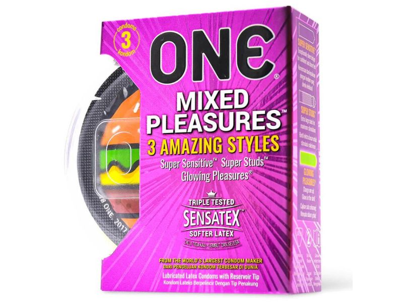 ONE Condoms Mixed Pleasures best condom in malaysia