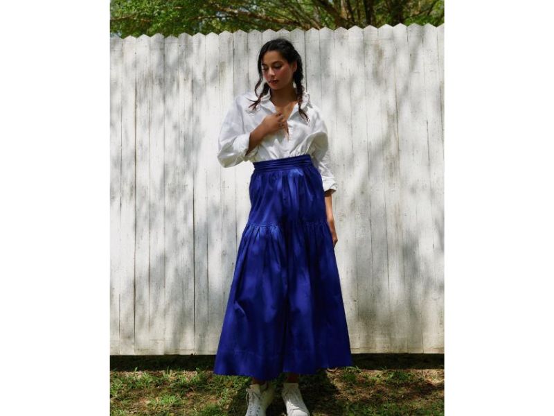 Shirt with long outlet skirt dress