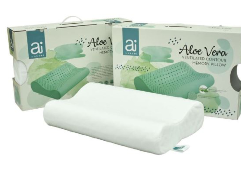 best pillow for neck pain ai akemi aloe vera